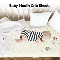 Synrroe rose crib sheet in nursery decor showcases fashionable yet practical design
