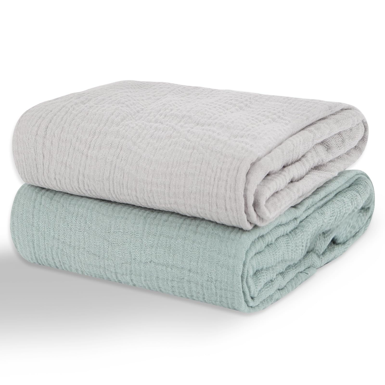 Synrroe muslin swaddle blanket 40x40 wrapped snug for peaceful newborn sleep