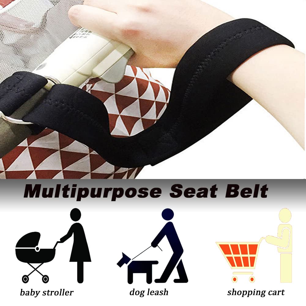 SYOOY wrist strap secures stroller near the frame for steady control
