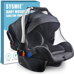 Sysmie baby mosquito net for car seats provides breathable protection for on the go comfort.