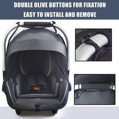 Sysmie mosquito net on stroller keeps airflow while reducing insects during outdoor strolls.