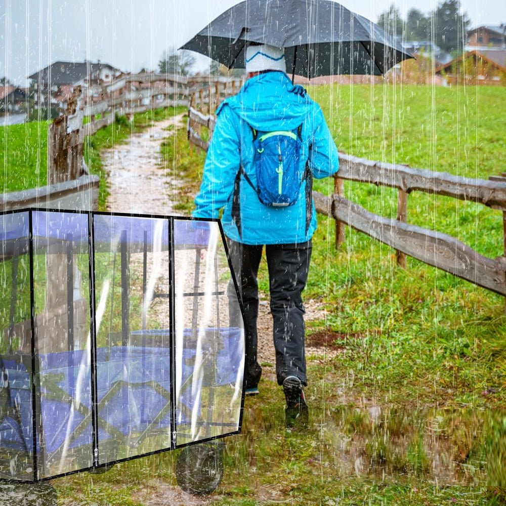 SYWAN wagon cover rain easy cleaning and storage after use