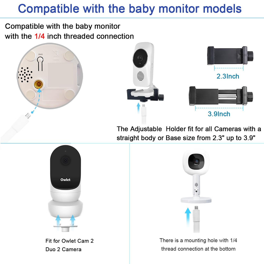 SZAOYU Owlet Cam 2 compatibility enables flexible placement options