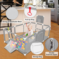 SZBOB large playpen basketball hoop detail for active play benefits