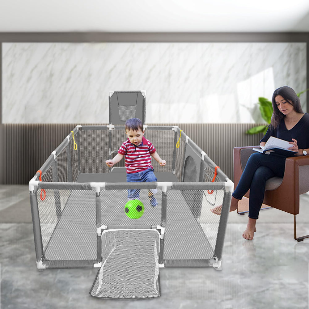 SZBOB large playpen storage bag keeps accessories organized for travel