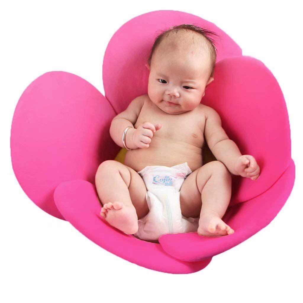 SZCQ Baby Bath Lotus Cushion pet use shows versatile mat for pets and small animals.