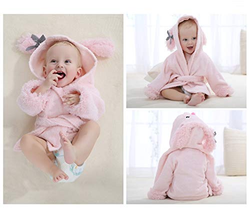 SZCQ size M towel fits 2-3 years with cute pink dog print.