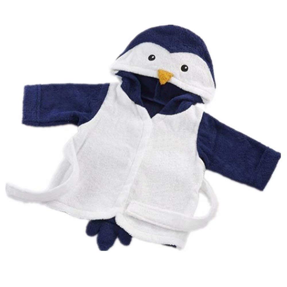 SZCQ unisex bath towel penguinprint navy for versatile bath routines