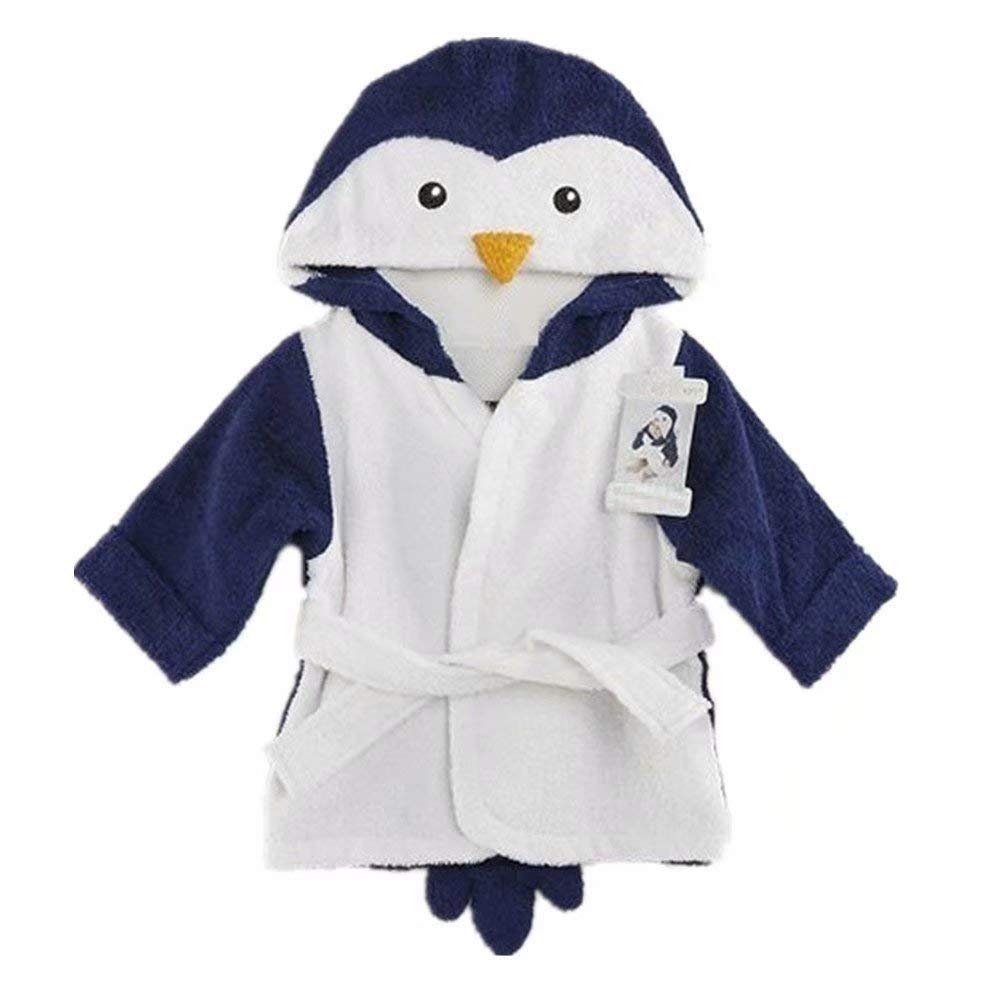 SZCQ warmth-preserving hooded bathrobe makes bath time cozier.