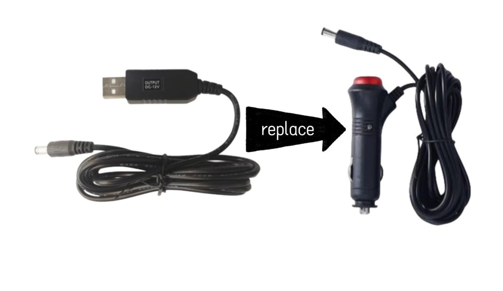 SZFMSWE USB power cord keeps cigarette lighter port free for additional car accessories.