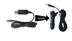 SZFMSWE USB power cord keeps cigarette lighter port free for additional car accessories.