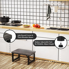 SZLHANJZ One Step Stool in kitchen ready for reach and storage tasks.