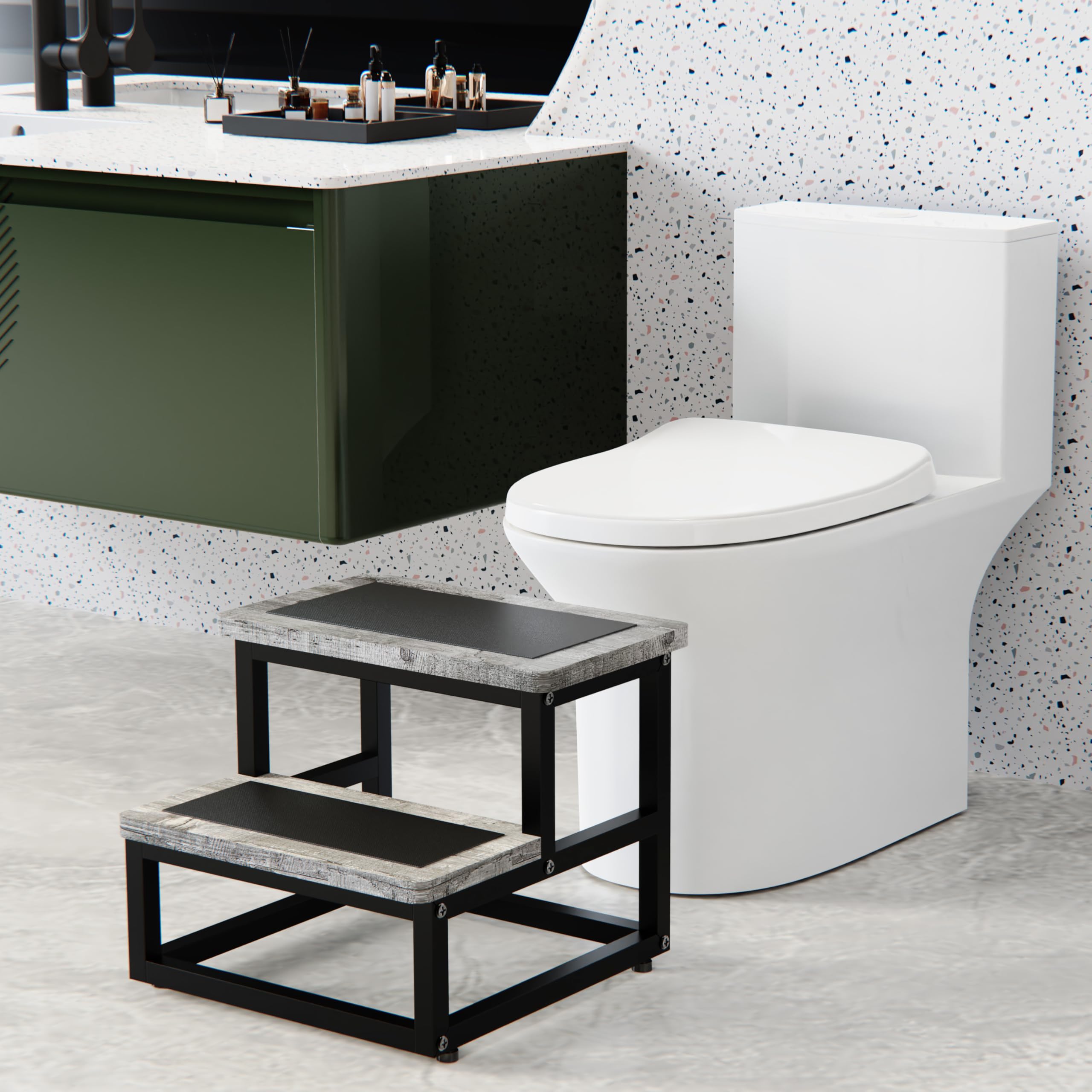 SZLHANJZ step stool 500 lb capacity emphasizes durable design for family use.