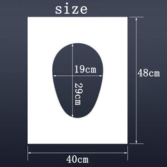 SZLYTYUN toilet seat covers waterproof material highlights durable moisture protection for public restrooms.