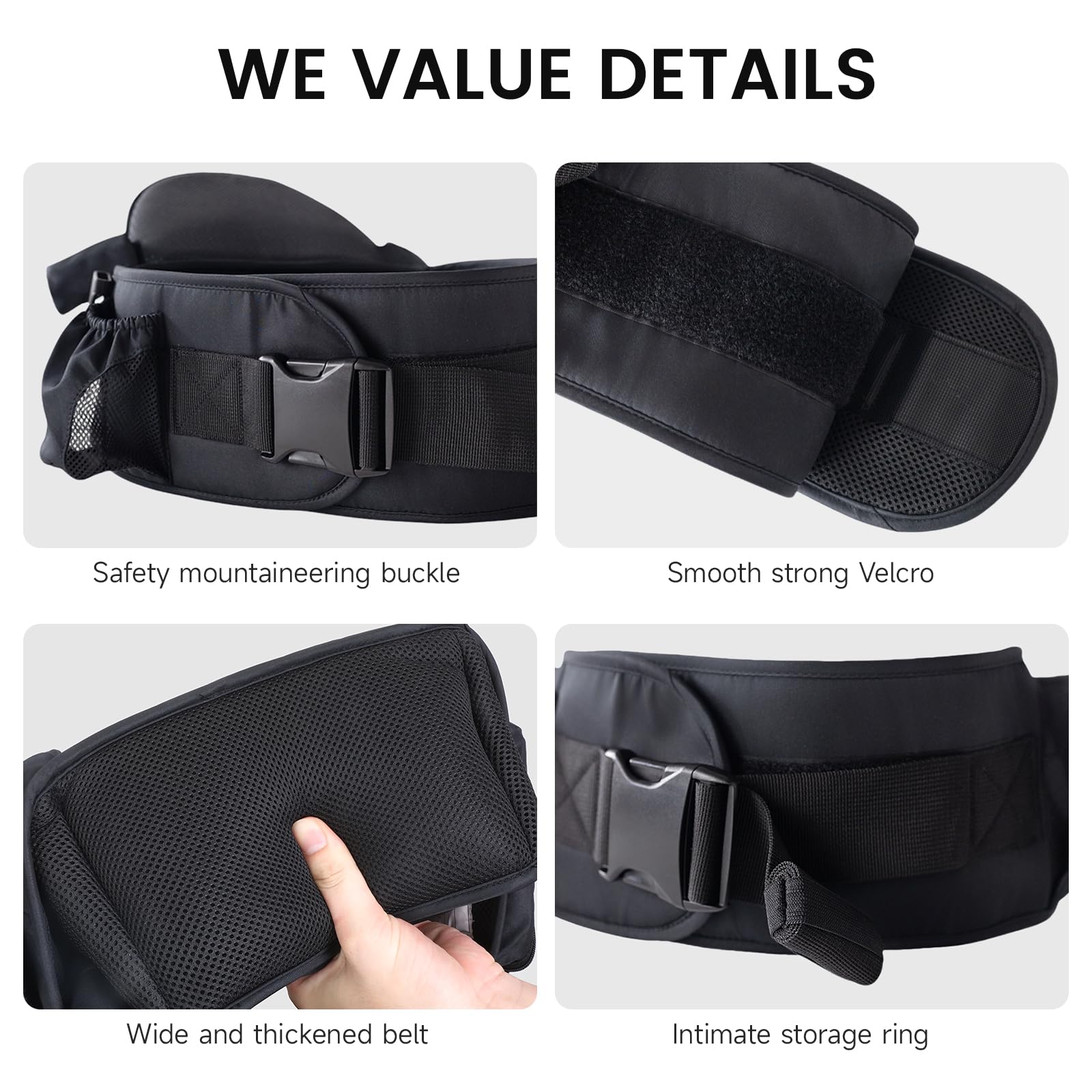 SZRUNZHU chest-harness ensures secure, adjustable fit during movement.