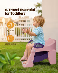 Szwbee front splash guard helps prevent spills for boys and girls.