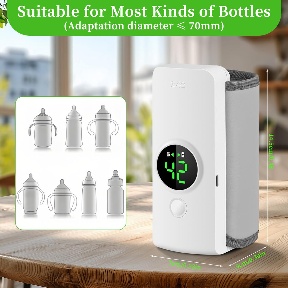 T.Chilyn 6-gear temperature control enables precise warmth for different bottle contents.