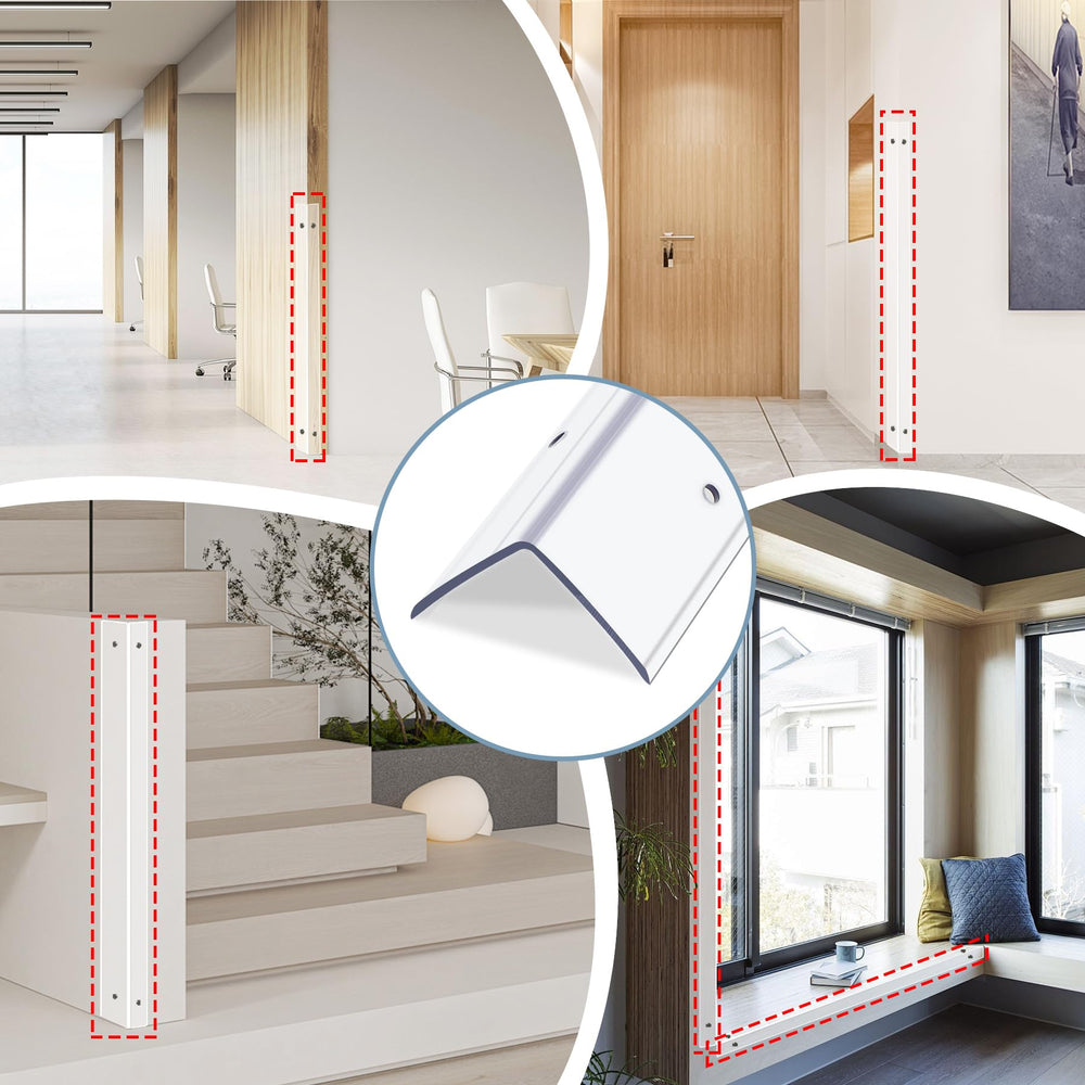 Taaizau corner guard for offices and hospitals reduces daily contact on walls.