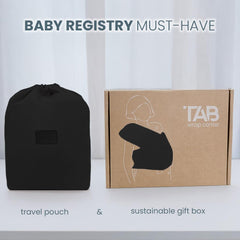 TAB baby wrap durable-elastic-materials supports baby as they grow