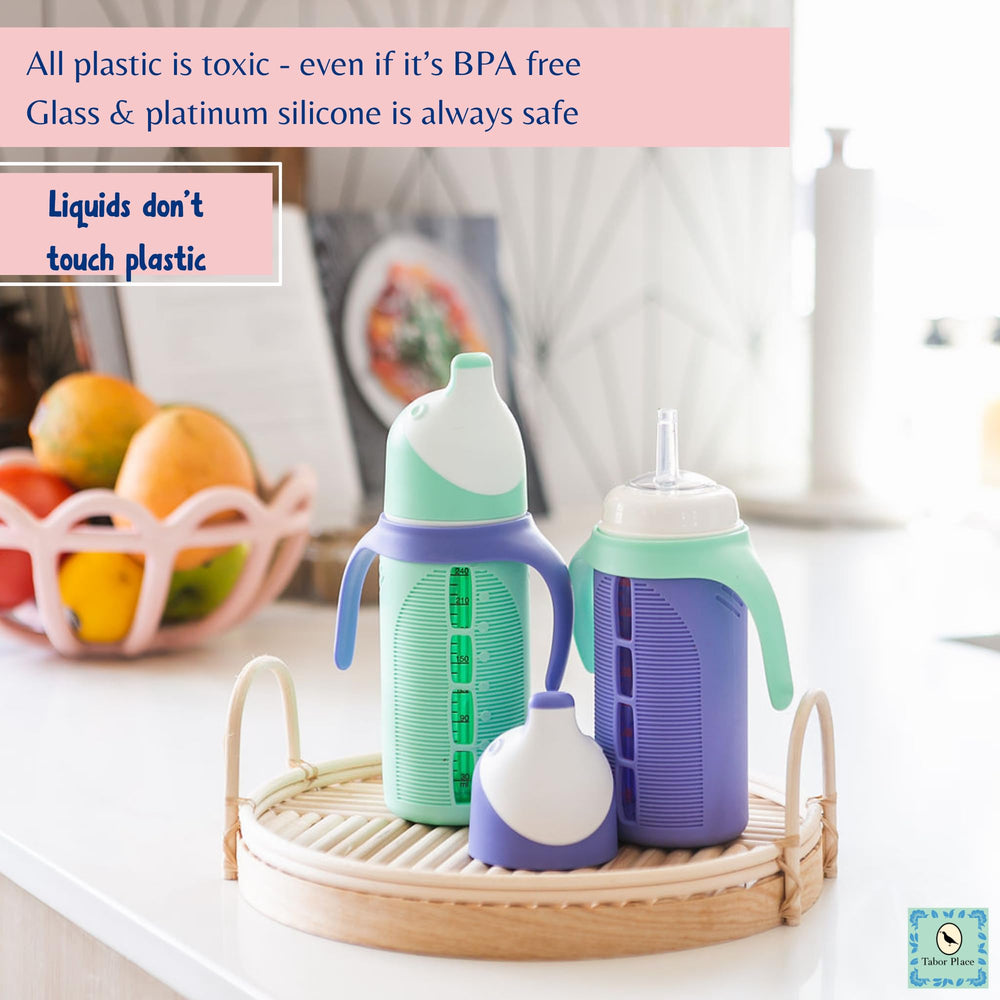 Tabor Place Luca 8oz borosilicate glass – non-toxic and durable for everyday use.