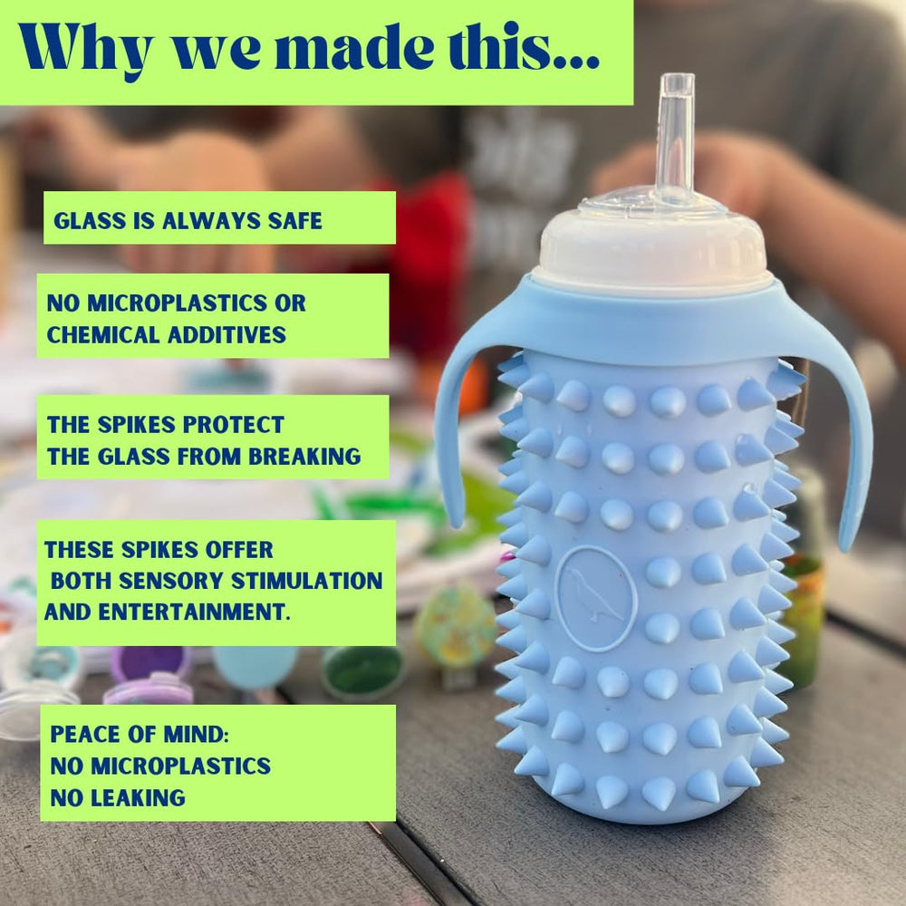 Tabor Place transition cup supports easy bottle-to-cup transition for toddlers.