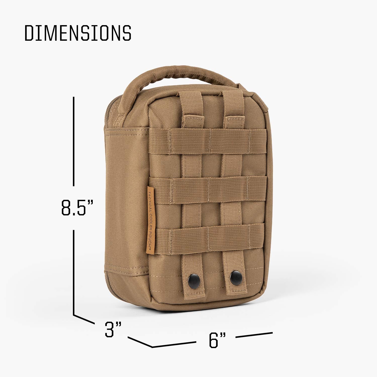 Tactical Baby Gear cooler pouch MOLLE attachment highlights versatile compatibility with other bags