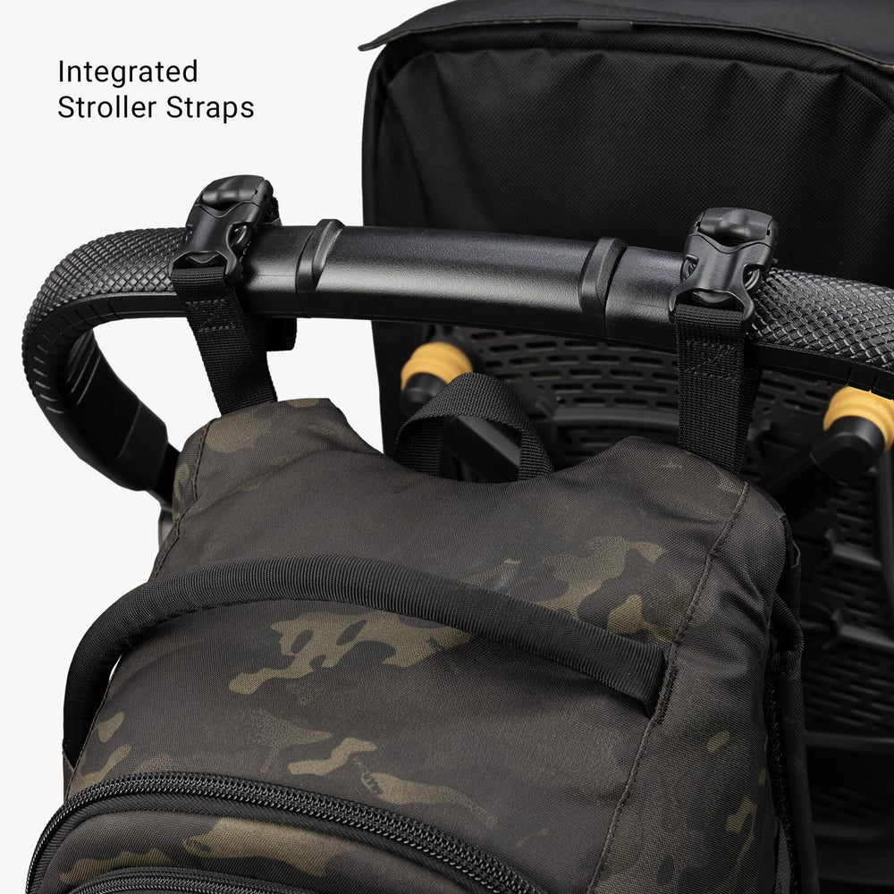 Tactical Baby Gear Daypack being worn by a dad for adventure readiness