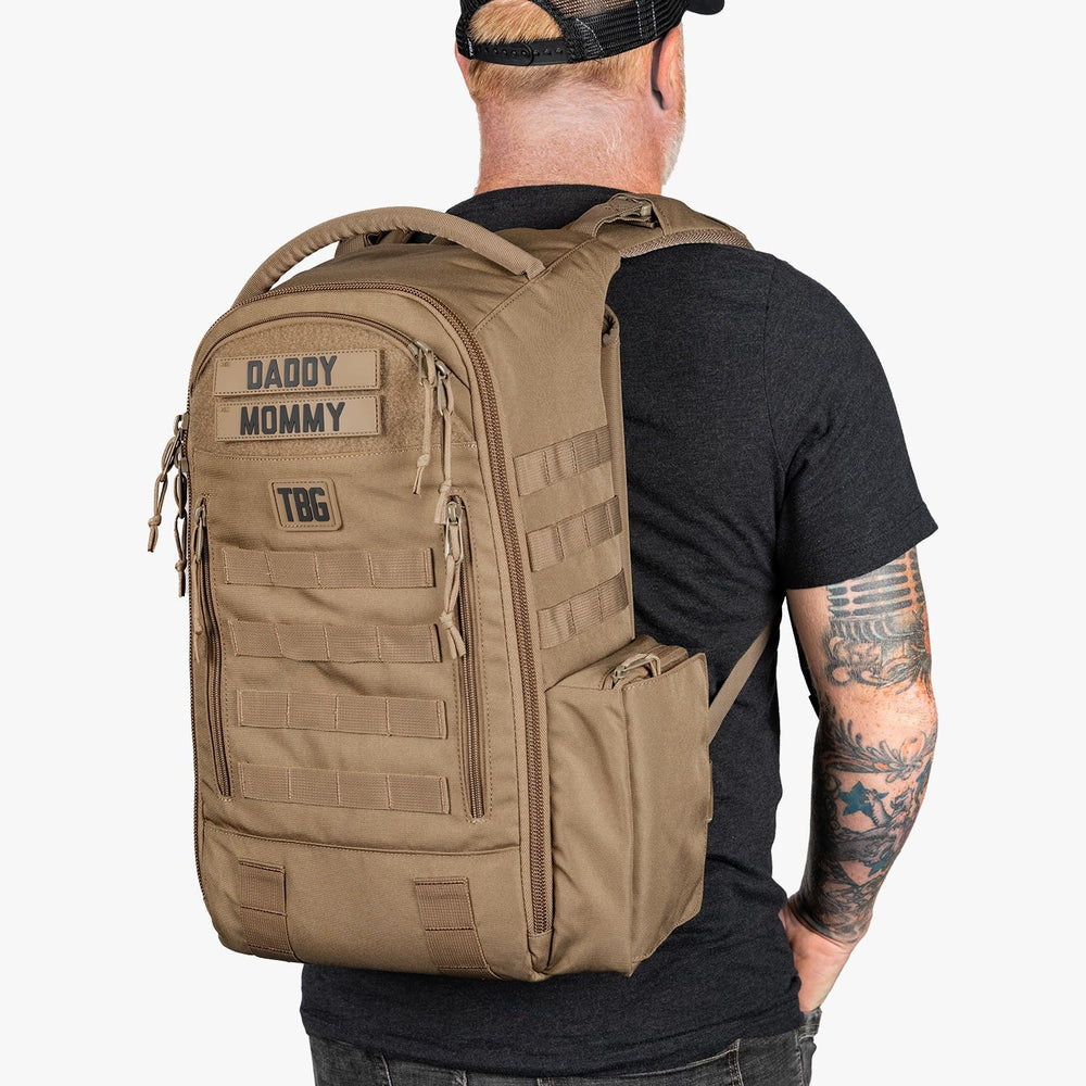Tactical Baby Gear Daypack offers 28.84L storage for organized outings