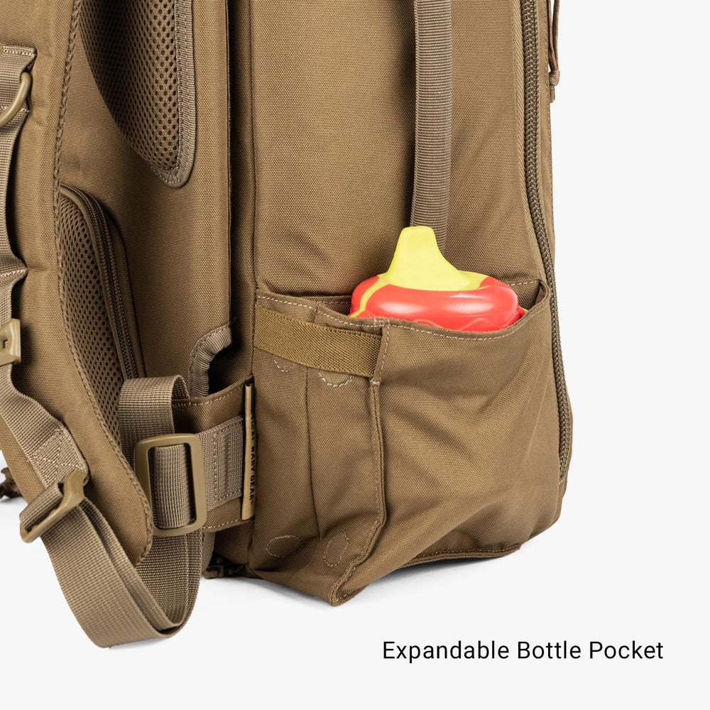 Tactical Baby Gear Daypack wipes pouch for quick diapering prep