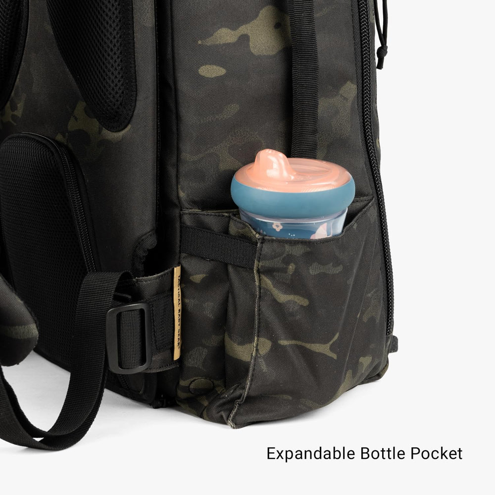 Tactical Baby Gear Daypack in 600D fabric highlighting durability