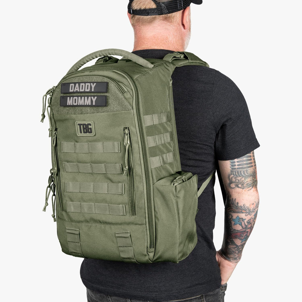Tactical Baby Gear Daypack durable zippers ensure long-lasting performance.