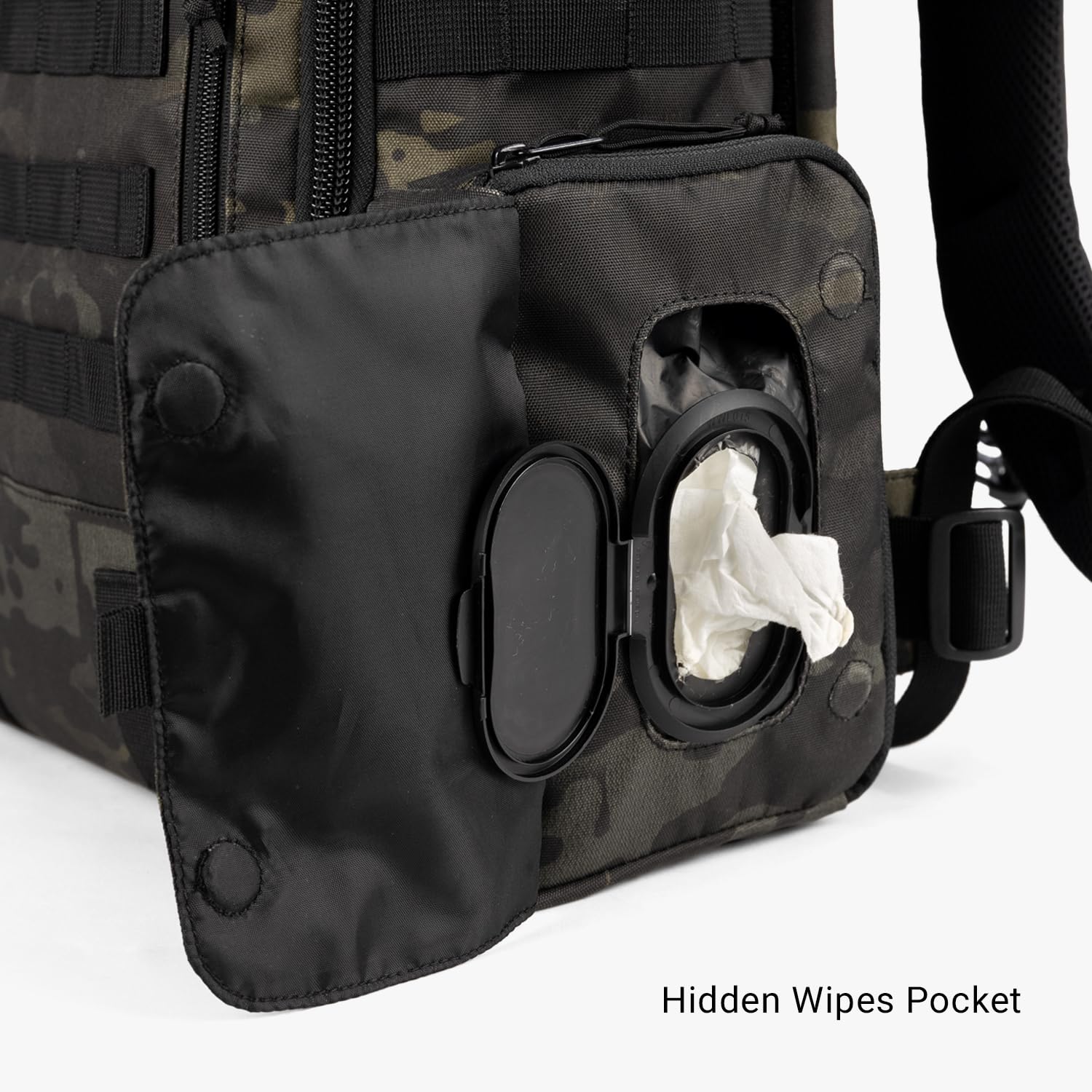 Tactical Baby Gear Daypack spacious MOLLE storage with multiple compartments