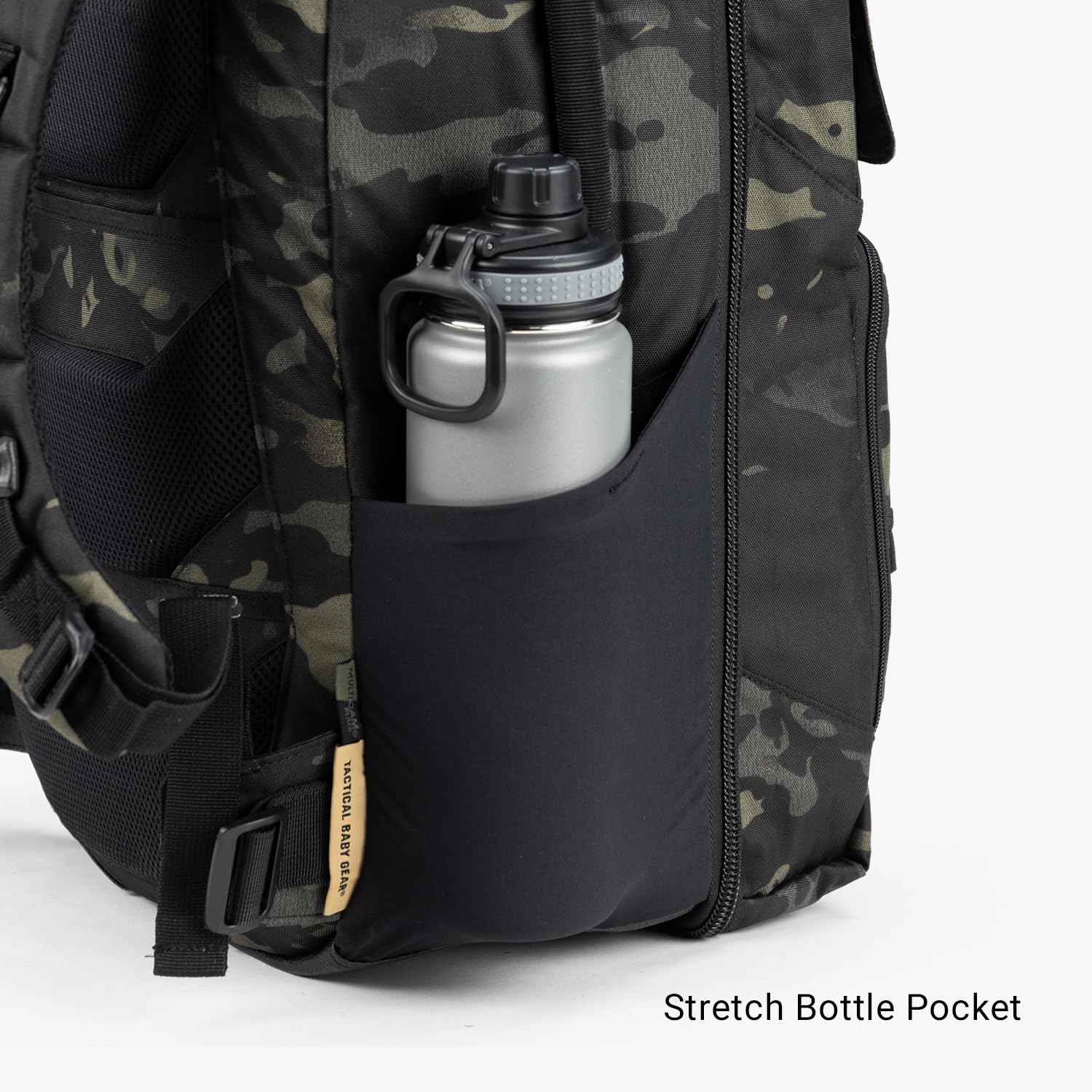 Tactical Baby Gear Everyday Tactical Diaper Bag Backpack included changing mat for on-the-go changes.
