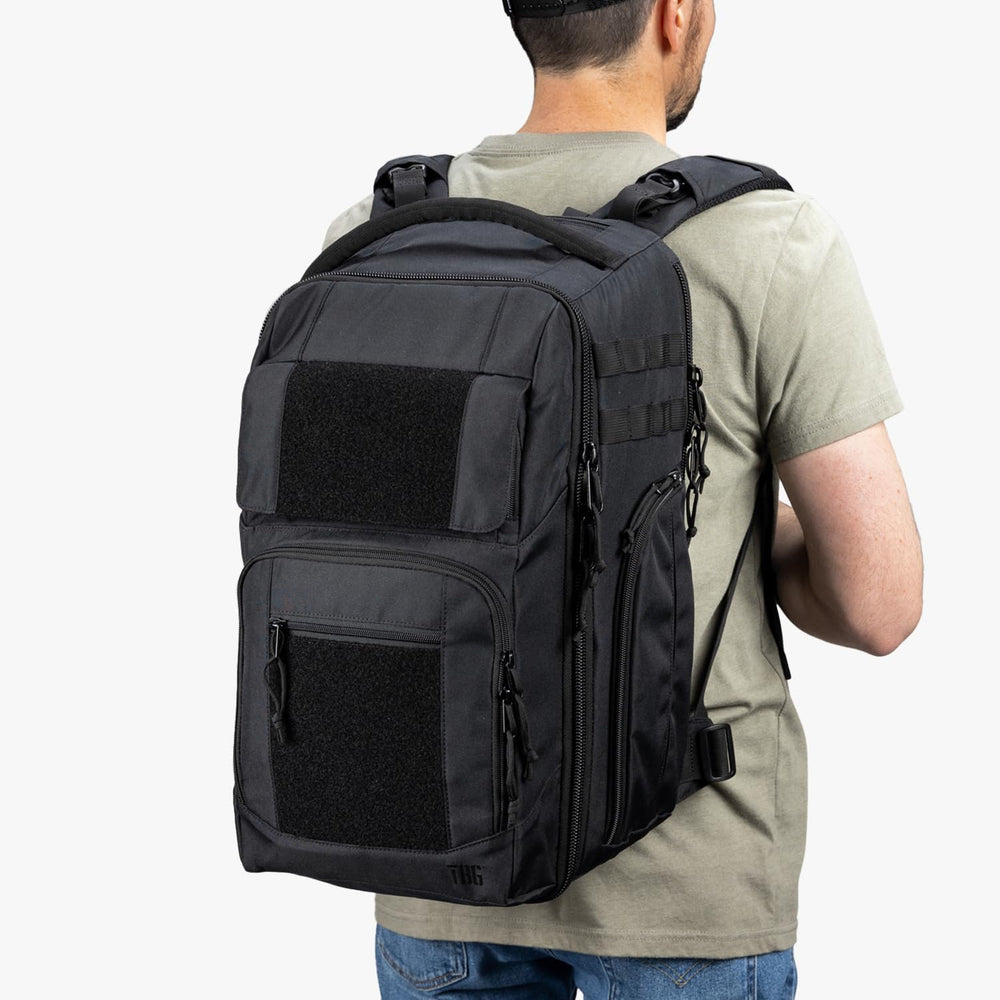 Tactical Baby Gear Everyday tactical diaper bag dimensions and 24.5L capacity.