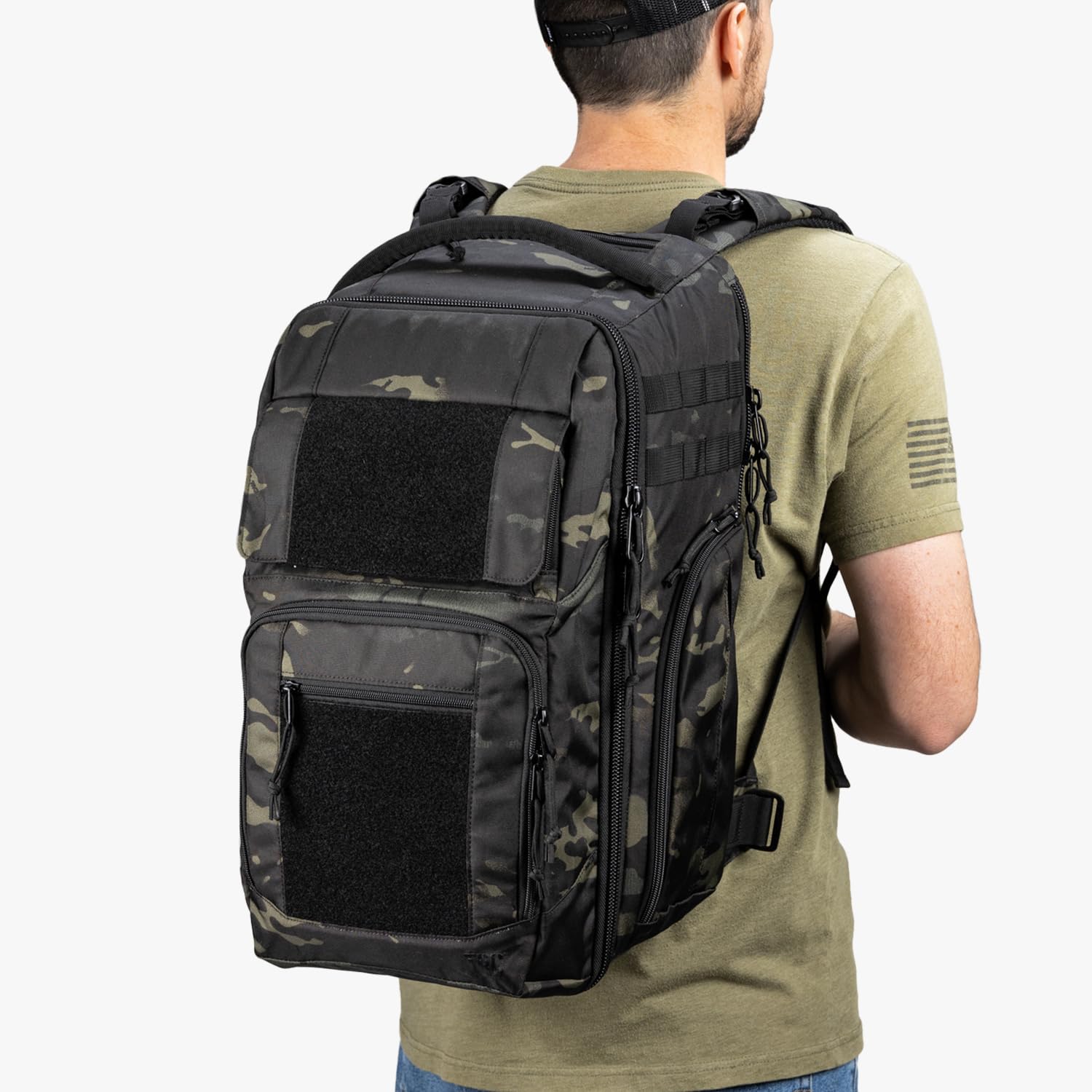 Tactical Baby Gear Everyday Tactical Diaper Bag Backpack 24.5L capacity supports daily essentials.