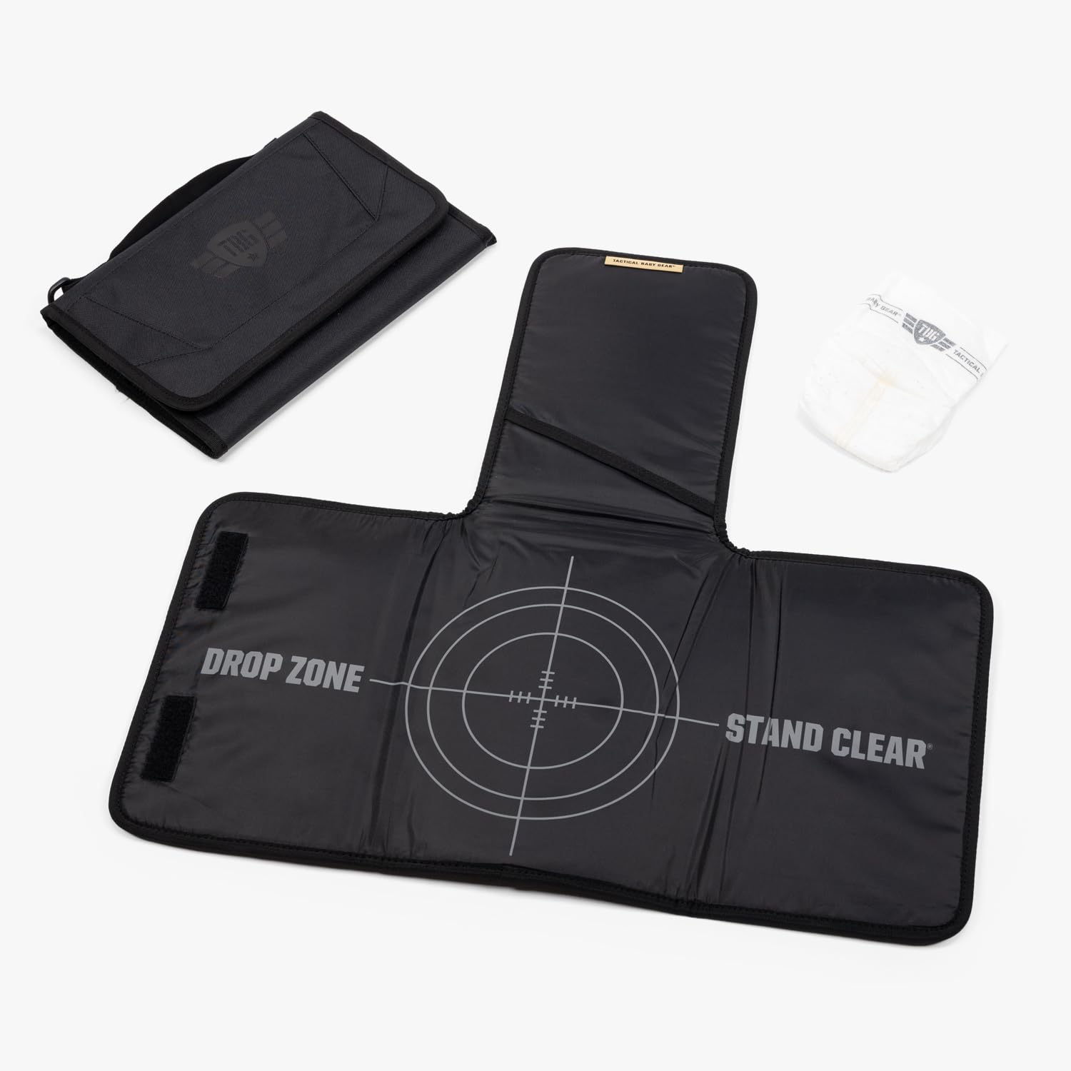 Tactical Baby Gear Everyday tactical diaper bag side pocket keeps essentials within reach.