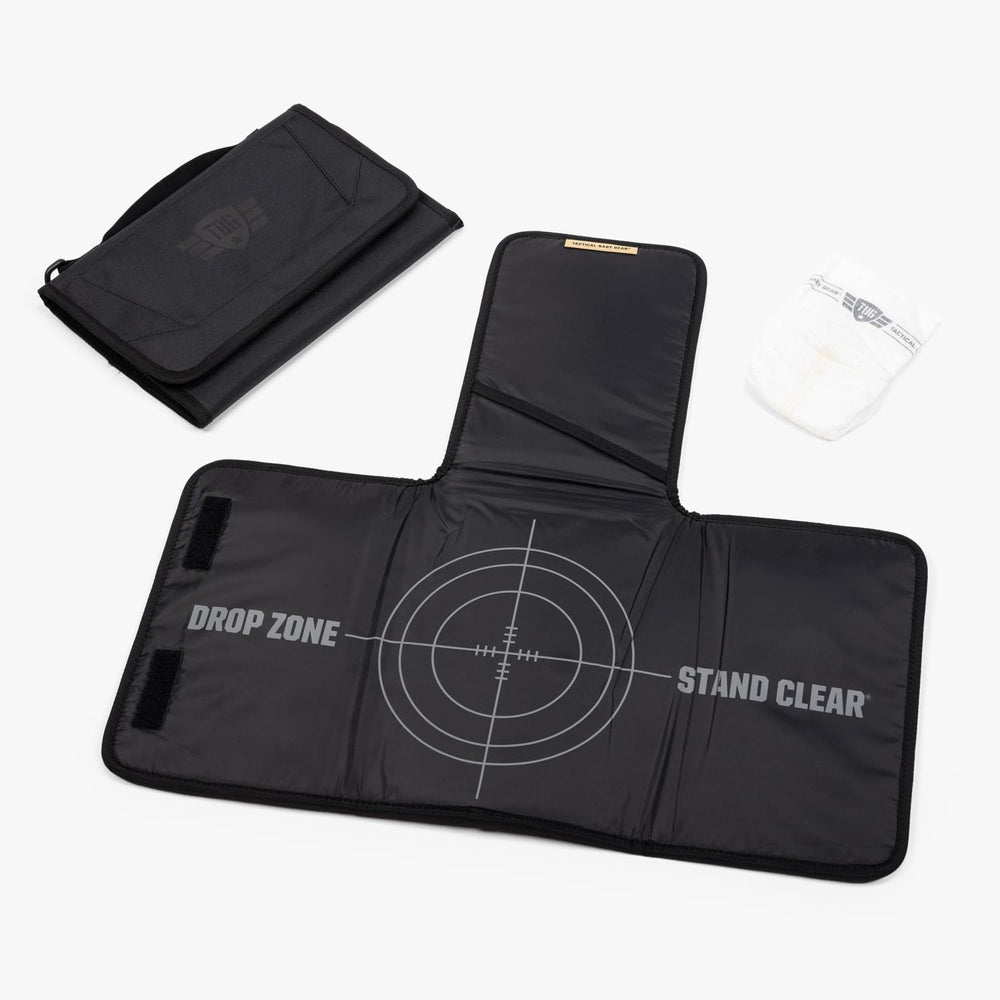 Tactical Baby Gear Everyday tactical diaper bag side pocket keeps essentials within reach.