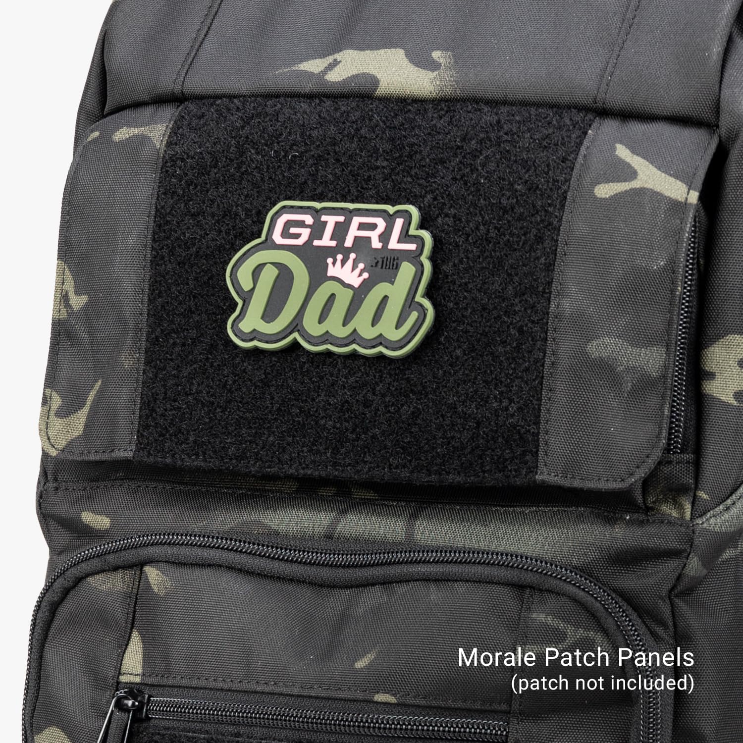 Tactical Baby Gear Everyday Tactical Diaper Bag Backpack wipes pocket with magnetic flap for fast diaper changes.