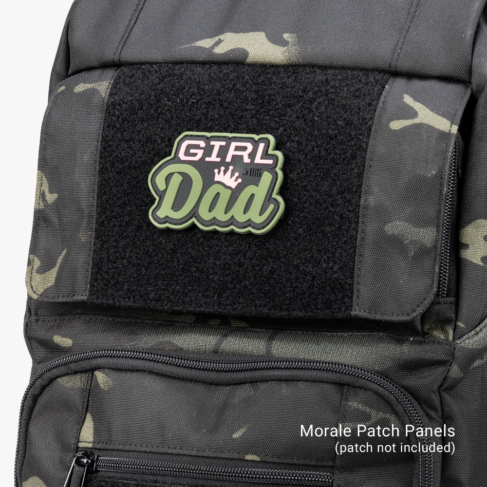 Tactical Baby Gear Everyday Tactical Diaper Bag Backpack wipes pocket with magnetic flap for fast diaper changes.