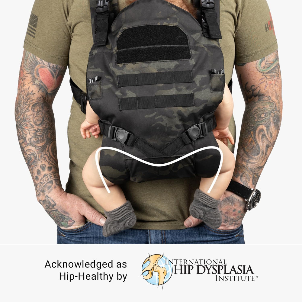Tactical Baby Gear tactical baby carrier for dads MOLLE-ready customization.