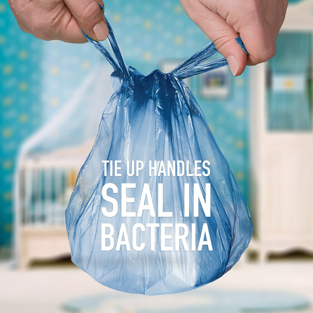 Tadge Goods leak-proof diaper bags prevent leaks in trash and bags.