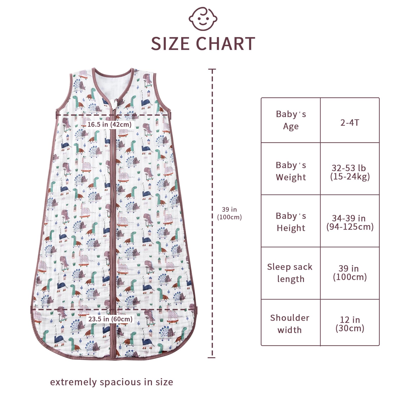 TADO MUSLIN 0.5 TOG warmth image highlights light layering for year-round sleep