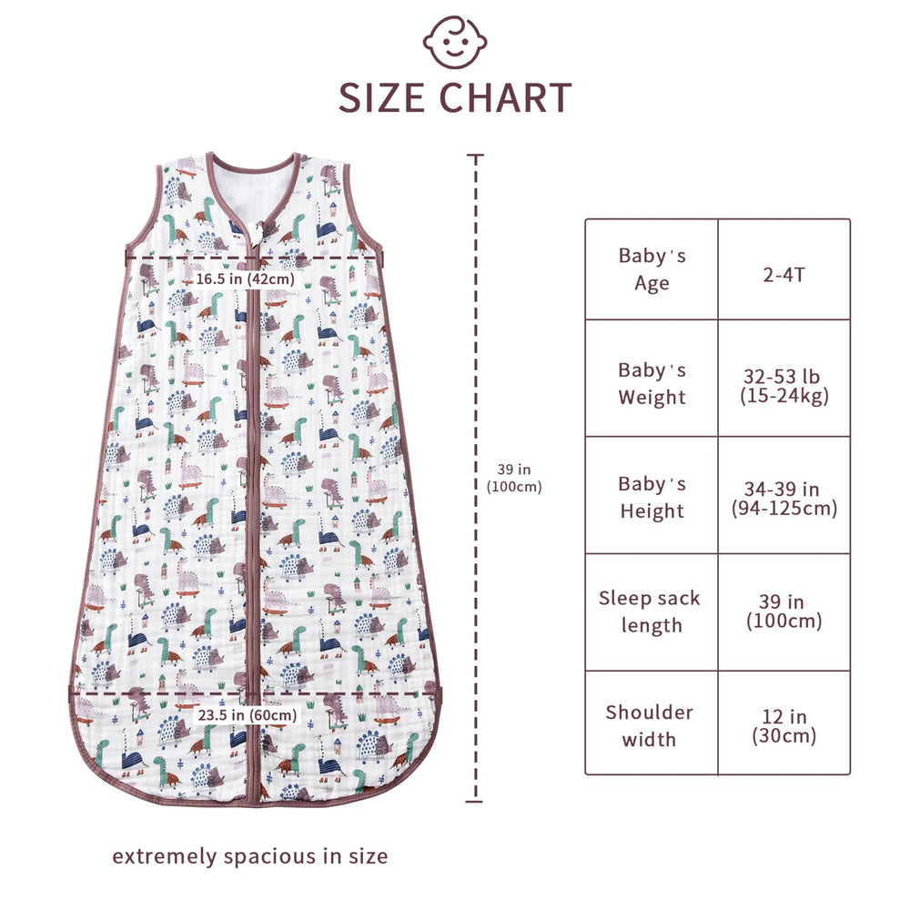 TADO MUSLIN 0.5 TOG warmth image highlights light layering for year-round sleep