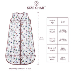 TADO MUSLIN 0.5 TOG warmth image highlights light layering for year-round sleep