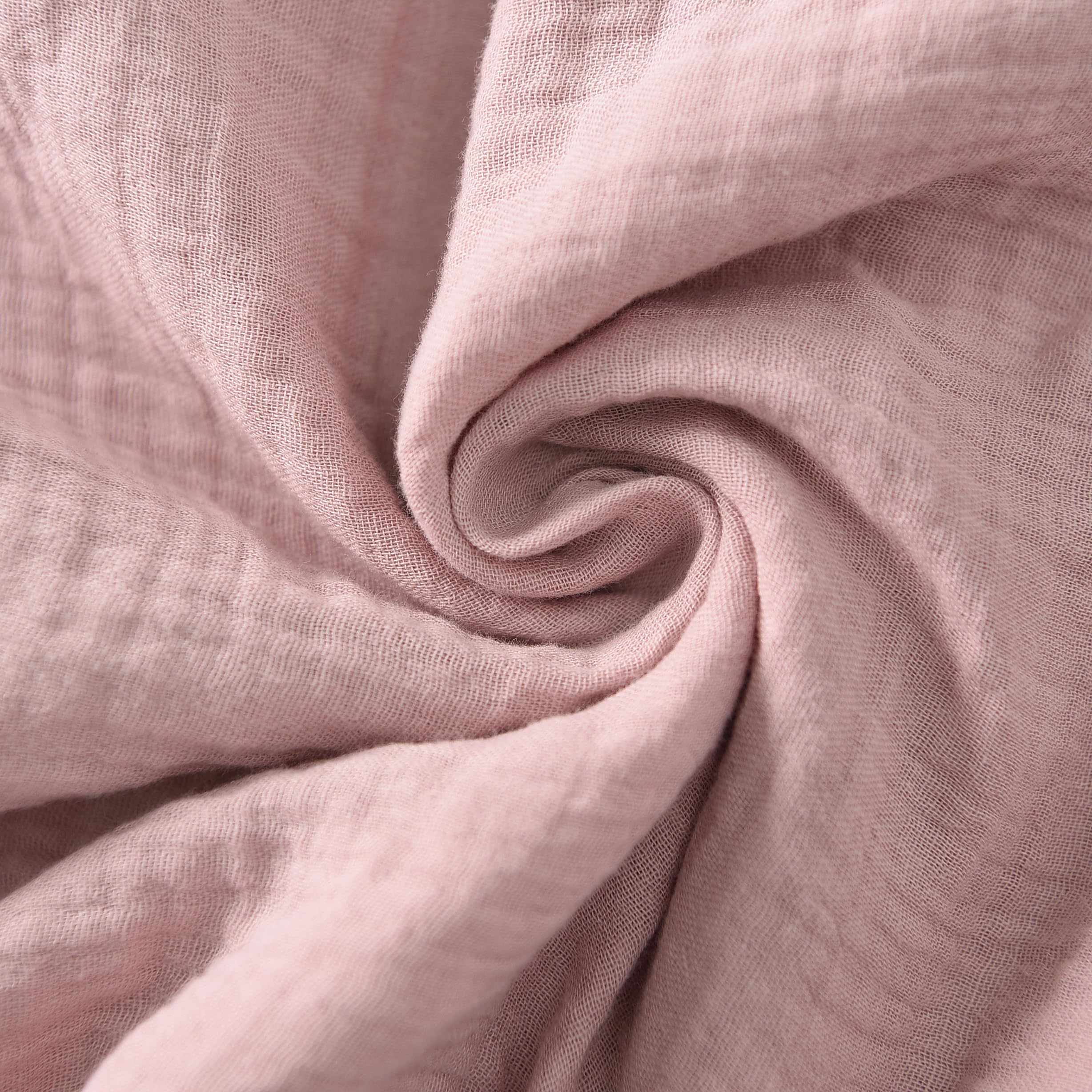 TADO MUSLIN machine-wash/dryer-friendly sheets simplify laundry for busy parents.