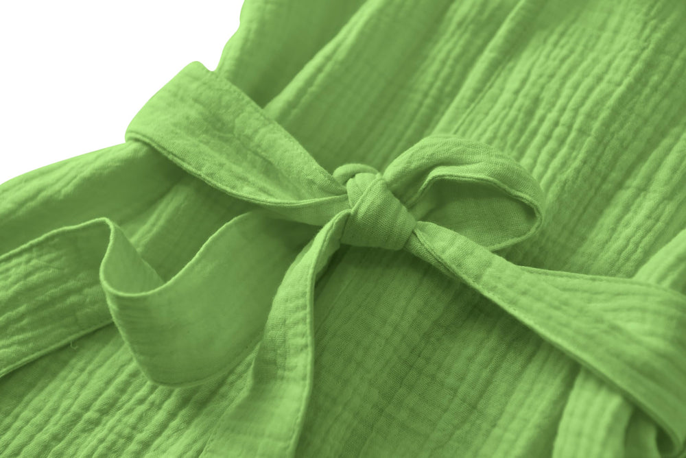 TADO MUSLIN size 4-6T bathrobe size chart for growing kids.