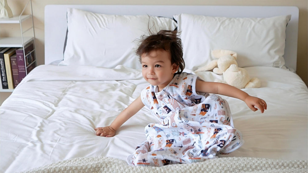 TADO MUSLIN fabric close-up shows soft organic cotton layers for gentle skin