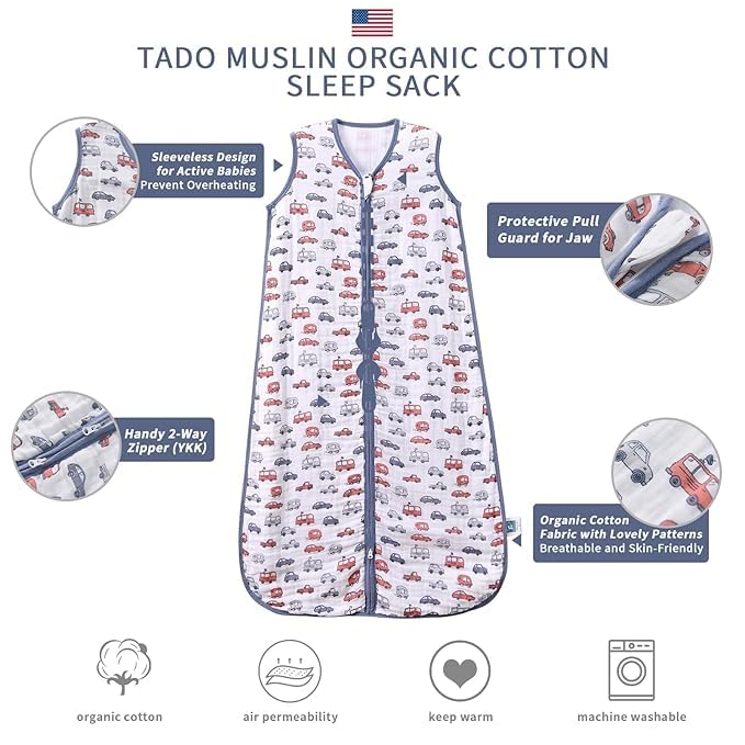 TADO MUSLIN organic cotton four-layer muslin texture feels soft