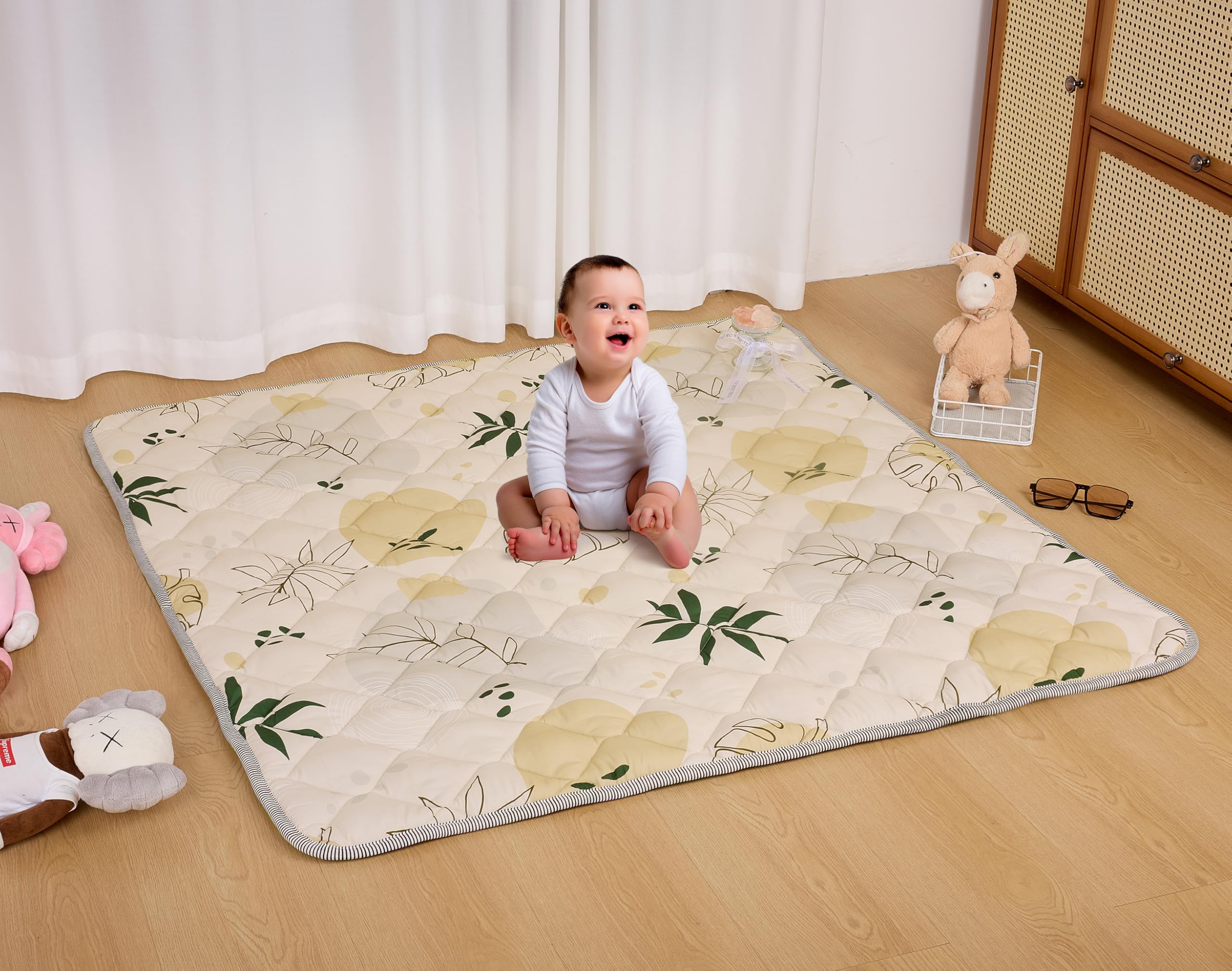 TADO MUSLIN 50x50 mat—spacious play area for babies
