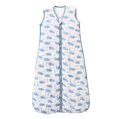 TADO MUSLIN rhino pattern sleep sack keeps toddlers warm with breathable bamboo-cotton fabric